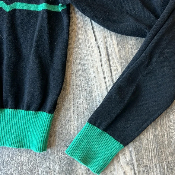 WeLoveFine Sweater Black and Green Marvel Loki Crop Sweater Cardigan Size Medium - Picture 3 of 10
